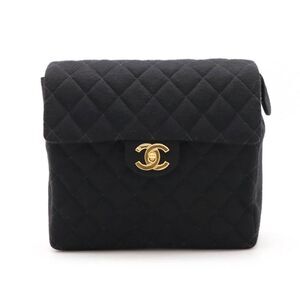Chanel Cotton Jersey Matelassé Coco Mark Backpack